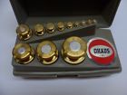12-piece Ohaus Sto-a-weigh 1g To 500g Gram Metric Calibration Weight Set