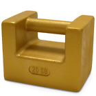 12767 Rice Lake Cast Iron Painted Grip Handle Test Weight Mass