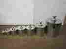 5kilo 1kilo Unknown Brand 7 Used Test Weights 100g 200g 500g 2 2kilo Stainless Steel