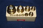 2g-1kg Weights Measuring Scientific Brass Vintage Ohaus Set