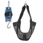 3438-5890 Blue Digital Hanging Scale Calf Sling Mini Crane 811498038488