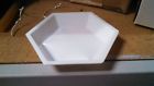 80054 Dyn-a-med Plastic Polystyrene Hexagon Weighing Dishes 4 X 3 500 Pk