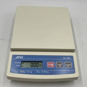 Hl-200 A D A&d Weighing Compact Lab Scale. Capacity 200g X 0.1g 7oz 0.01oz