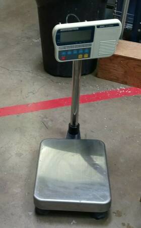 Hv-60kgl A D A&d High Performance Triple Range Bench Scale 150 Lb X 0.05 Part