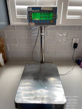 Agb-135a Adam Equipment Agk 135a 135lb 60kg 0.005lb 2g Bench Floor Scale Calibrated 2024