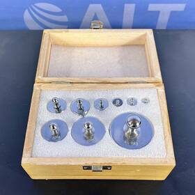 32090 Alt American Laboratory Trading Troemner 9-piece Calibration Weight Set 10g - 1kg