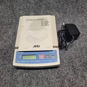 Hl-400 And A D Portable Compact Scale 400g Capacity 0.1g Precision Readability