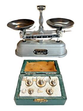 12b-1 Beijing Medical Balance Factory Beam Scale Hc-tp 100g W Weights Plastic Pans