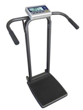 Mx308 Bufour Tilt And Roll Digital Scale Portable Handrail 750 Lbs Max. Lightweigh