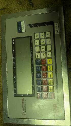 748p-e Cardinal Keypad Weighting Scale 600000 Lbs 748p 115vac Tested