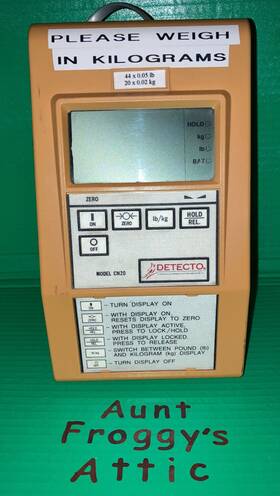 Cn20 Cardinal Aunt Froggys Attic Detecto Digital Weight Scale Head Unit Used