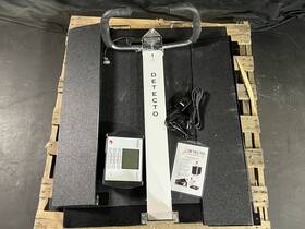 6550-c-ac Detecto Cardinal Wheelchair Digital Weight Scale 1000 Lb X 0.2 Used