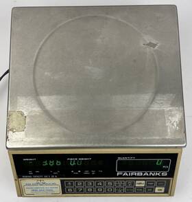 445-7015 Fairbanks Electronic Counting Scale Model 45-7015 Nominal Capacity 100 X .05 Lbs