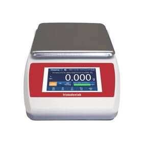 0.01g Fristaden Lab 860010359976 5 Inch Touchscreen Analytical Balance 2000g X - Red/white
