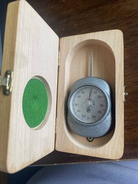 123454 Gk Kontaktor Spring Force Scales Meter 5-50g