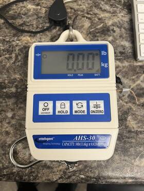 Ahs-30 Intelweigh Intelligent Weighing Technology Hanging Scale