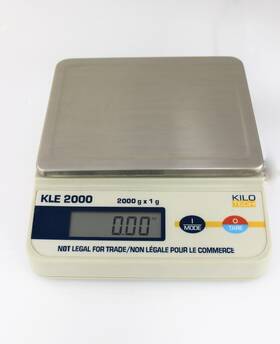 Kle-2000 Kilo Tech Lab Scale Precision Balance Vg Used 2000g Capacity 3364610
