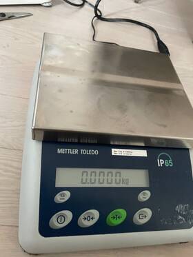 425-6pm Mettler Toledo Bba 6kg 500mg Balance Scale Pilot Lab