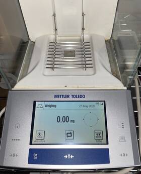 Mettler Toledo B021036778 Xs105du Dual Range Semi-micro Balance 41g/120g X 0.01mg/0.1mg