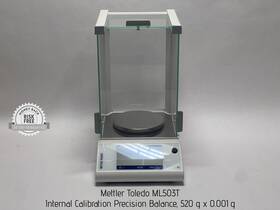 Ml503t Mettler Toledo Internal Calibration Precision Balance 520 G X 0.001