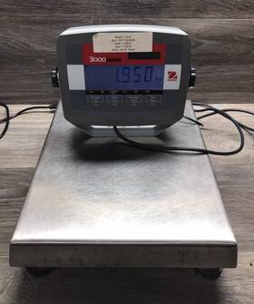 Ohaus 06144286de Champ Ii 30kg Digital Bench Scale System With T31p Indicator Ch30r
