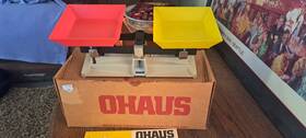 1200b Ohaus Vintage 1200/1200b School Balance Scale Box Paperwork Nice