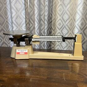 2610g Ohaus 2619g 2lb. 2oz. Triple Beam Balance Scale Usa