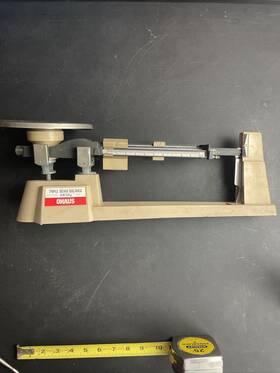 2601g Ohaus 750-20 Mechanical Triple Beam Balance Scale B8c For Repair
