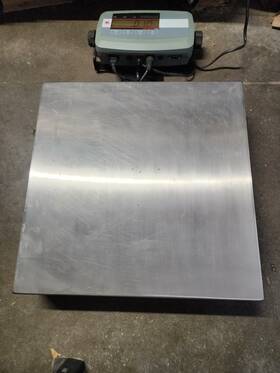 D51p100ql Ohaus Defender 5000 Bench Scale 250 Lb / 100 Kg T51p Tested