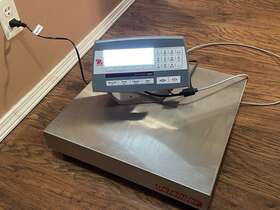 Ohaus D52p50rql5-100lb Defender 5000 Certified-platform-bench-scale-used