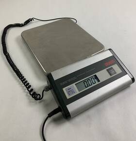 Ds-10 Ohaus 110 X 0.05lb Platform Shipping Scale Tested With Power Supply