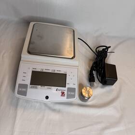 E06122 Ohaus Explorer Lab Balance Scale 610g X 0.01g Adapter 500g Cal Weight