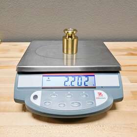 Eb30 Ohaus Eb Compact Industrial Bench Scale 66lb X 0.002lb / 30kg 0.001kg