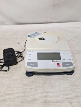 N10330 Ohaus Navigator Scale With Power Supply Missing Plate Tested And Working