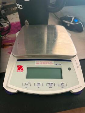 Ohaus Sjx1502ne Scout 1500g Used- Working Might Need Calibration