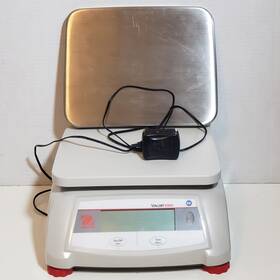V12p10t Ohaus Valor 1000 Model With Power Supply Adapter Max 10 Kg/20 Lb Tested