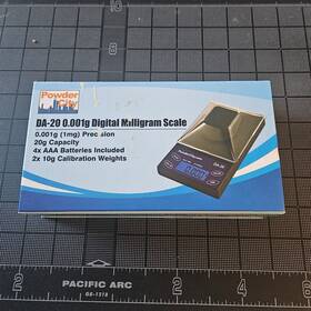 0.001g Powder City Da-20 Digital Milligram Scale Precision Calibration Weights