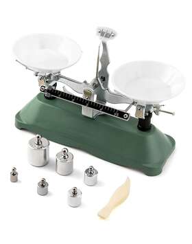Qwork 313036211297 Balance Scale 200g / 0.2g Laboratory Triple Beam For Tea