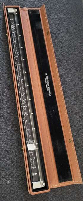 Tp007200b The Gerber Scientific Instrument Company Co - Slide Rule/variable Scale Analog Ut