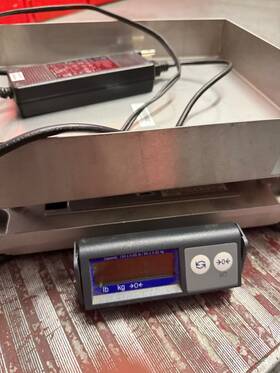 Jfdbs00092-310 U.s. Solid Floor Bench Scale 310000 X 10 G Platform Balance 680 0.02 Lb