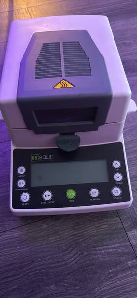 Uss-hma03 U.s. Solid Moisture Analyzer 0.01% Readability 110 G X 1 Mg