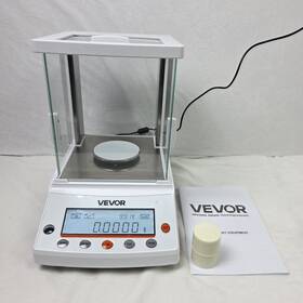 0.0001 Vevor Ea224 Analytical Balance Lab Scale 220 G X Accuracy G/oz/ct/mg 4 Units