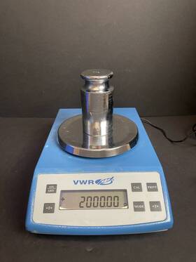 10205-032 Vwr Digital Balance Weighing Capacity 4000 G Readability 0.01