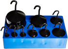 Whsbe9 United Scientific Supplies Black Enamel Hooked Weight Set Of Weights