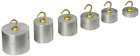 Wsal06 United Scientific Supplies Aluminum Hooked Weight Set One Each Of