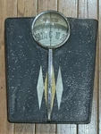 Vintage Detecto Art Deco Mechanical Bathroom Scale Toledo Black Speckled. Fixed Price $119.99.