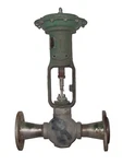 3" Fisher Ss 150# Flanged Valve W/ 655-G Actuator #6105451, 6105447. Fixed Price $219.00.