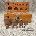 Henry Troemner Apothecary Pharmaceutical Scale Weights Tool W/wood Box. Fixed Price $99.99.