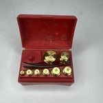 Ohaus Weight Scale Set Mercantile Box - Vintage 50G To 1G + Milli Gs 5502. Fixed Price $25.00.