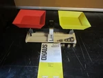 Ohaus Balance Scale Vtg Mechanical 1200-50 School Science And Trays. Fixed Price $25.00.